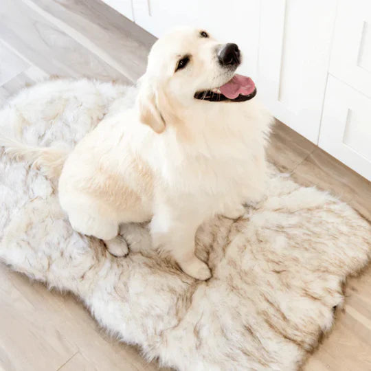 Orthopedic Calming Faux Fur Bed